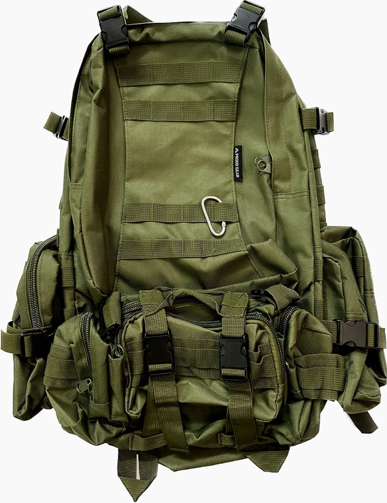 SAPEur オリーブ クラブバッグ 新品　タグ付き　ミリタリ Amazon | PROUD GEAR 鞄 バッグ タクティカルバッグ 防水